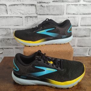 Brooks Ghost 16 1104181D029 Black Running Shoes Sneakers Men's 9.5 D